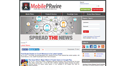 Desktop Screenshot of mobileprwire.com